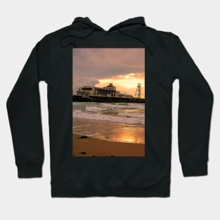 Bournemouth Pier And Beach Dorset England Hoodie